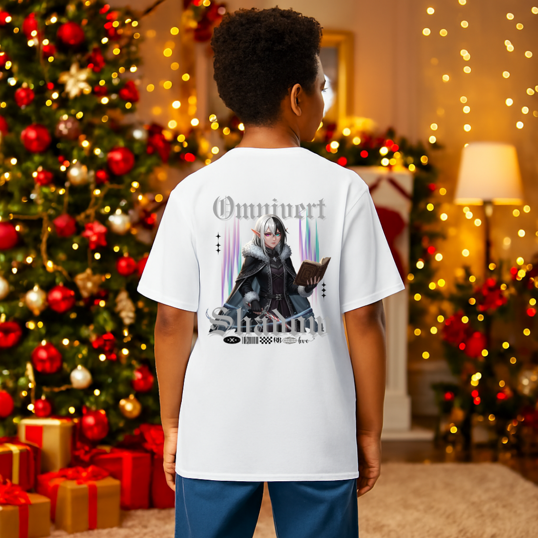 "Omnivert Shadow"- Black | Youth T-Shirt