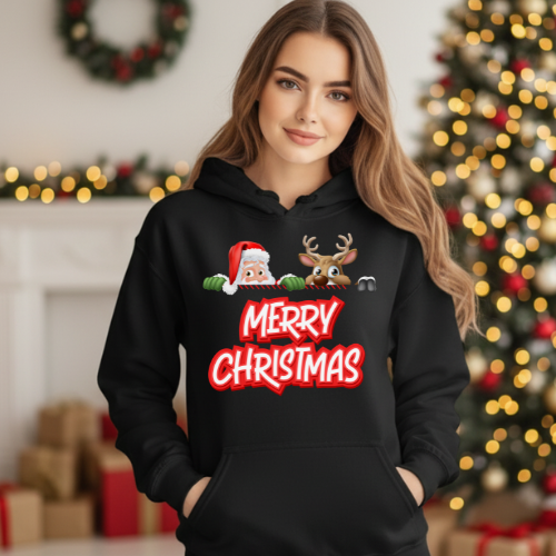 Peeking Crew Teen Hoodie
