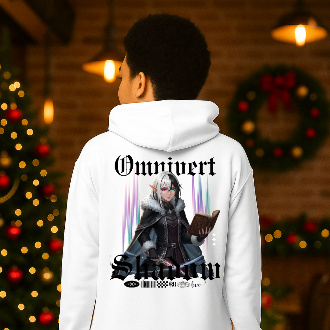 "Omnivert Shadow"- Black | Youth Hoodie | – RB Designa Co
