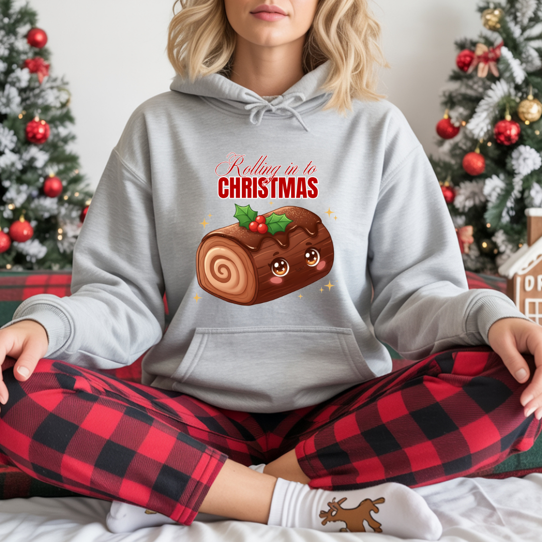 "Rolling in to Christmas" | Youth Hoodie