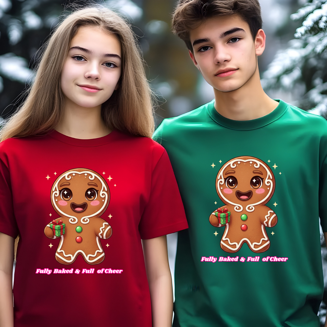 "Fully Baked and Full of Cheer" | Youth T-Shirt