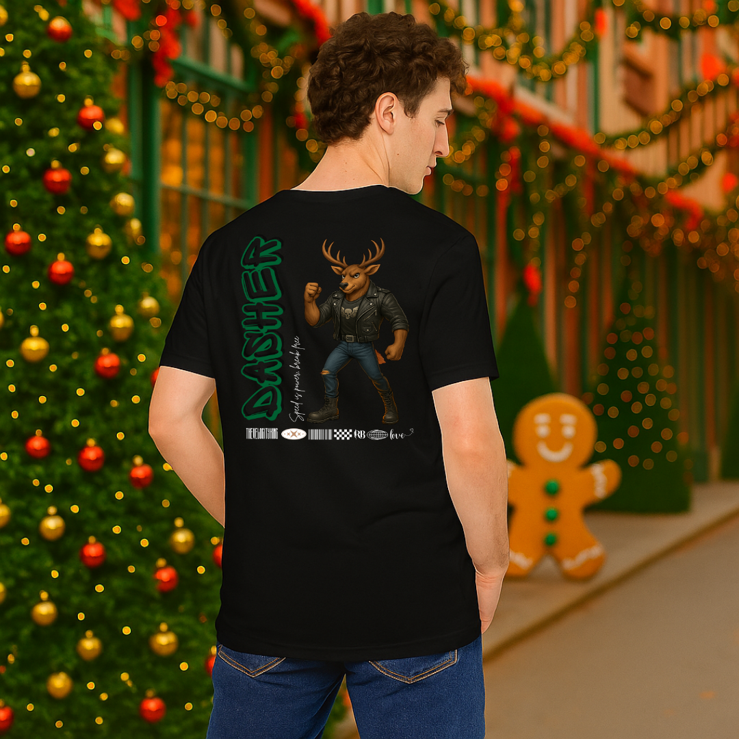 "Dasher"- White | Adults t-shirt | – RB Designa Co