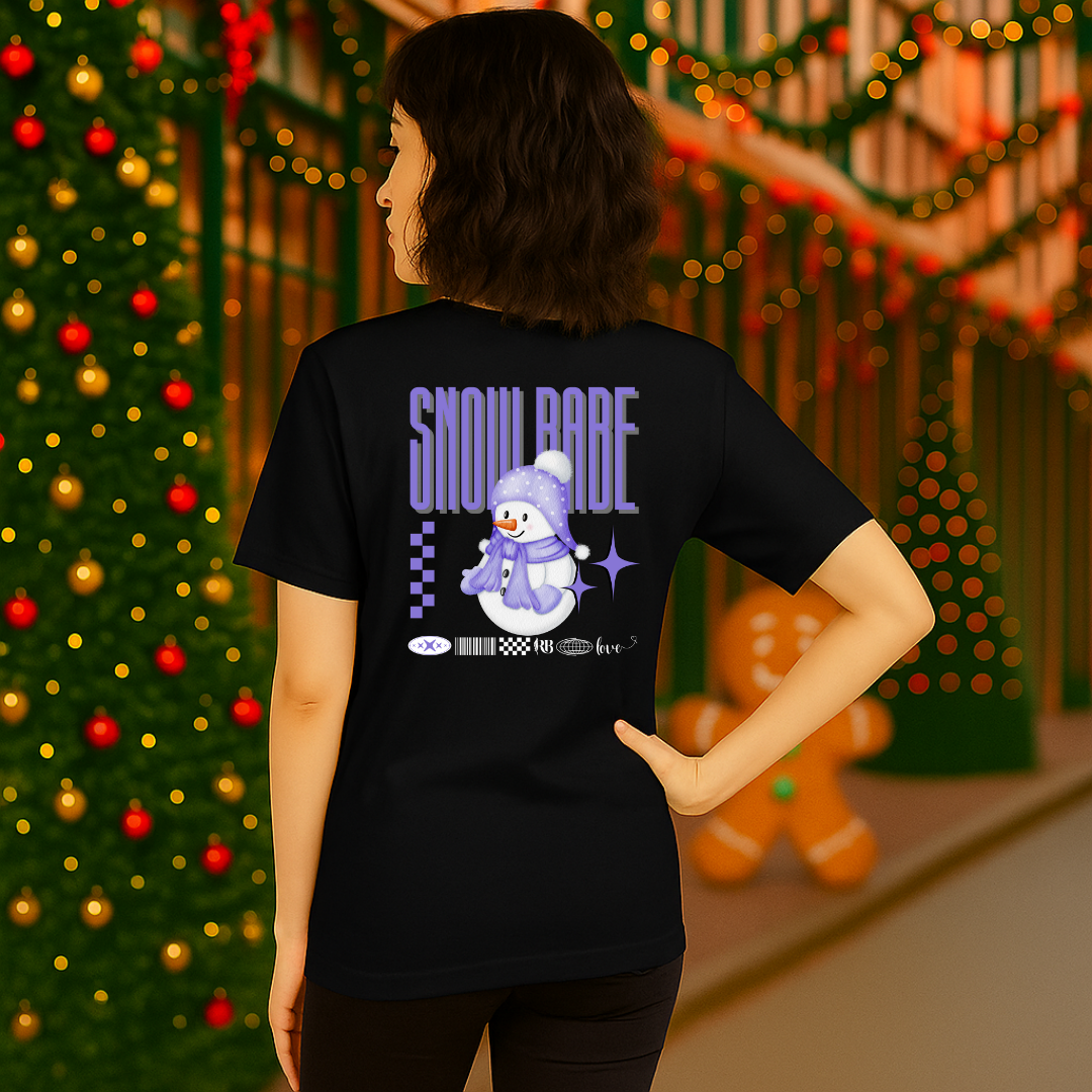 "Snow Babe"- White | Adults t-shirt | – RB Designa Co