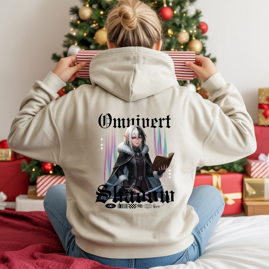 "Omnivert Shadow"- Black | Youth Hoodie