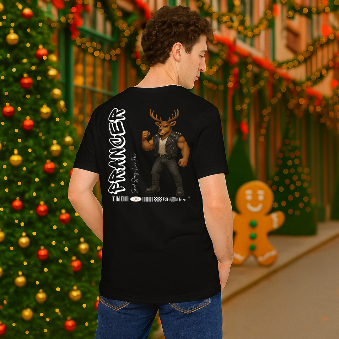 "Prancer"- White | Adults t-shirt | – RB Designa Co
