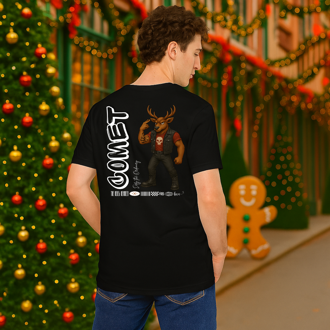 "Comet"- White | Adults t-shirt