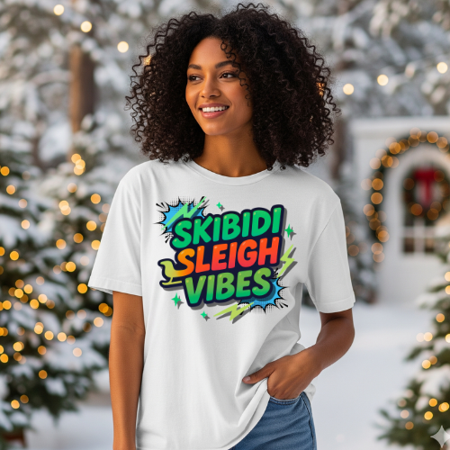 Skibidi Vibes Teen Oversized T-shirt