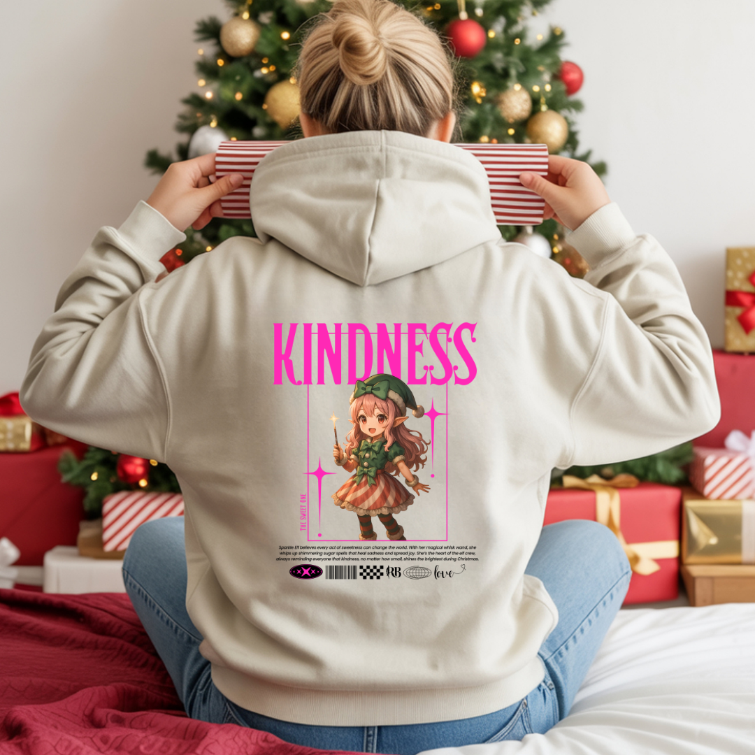 "Kindness"- Black | Youth Hoodie