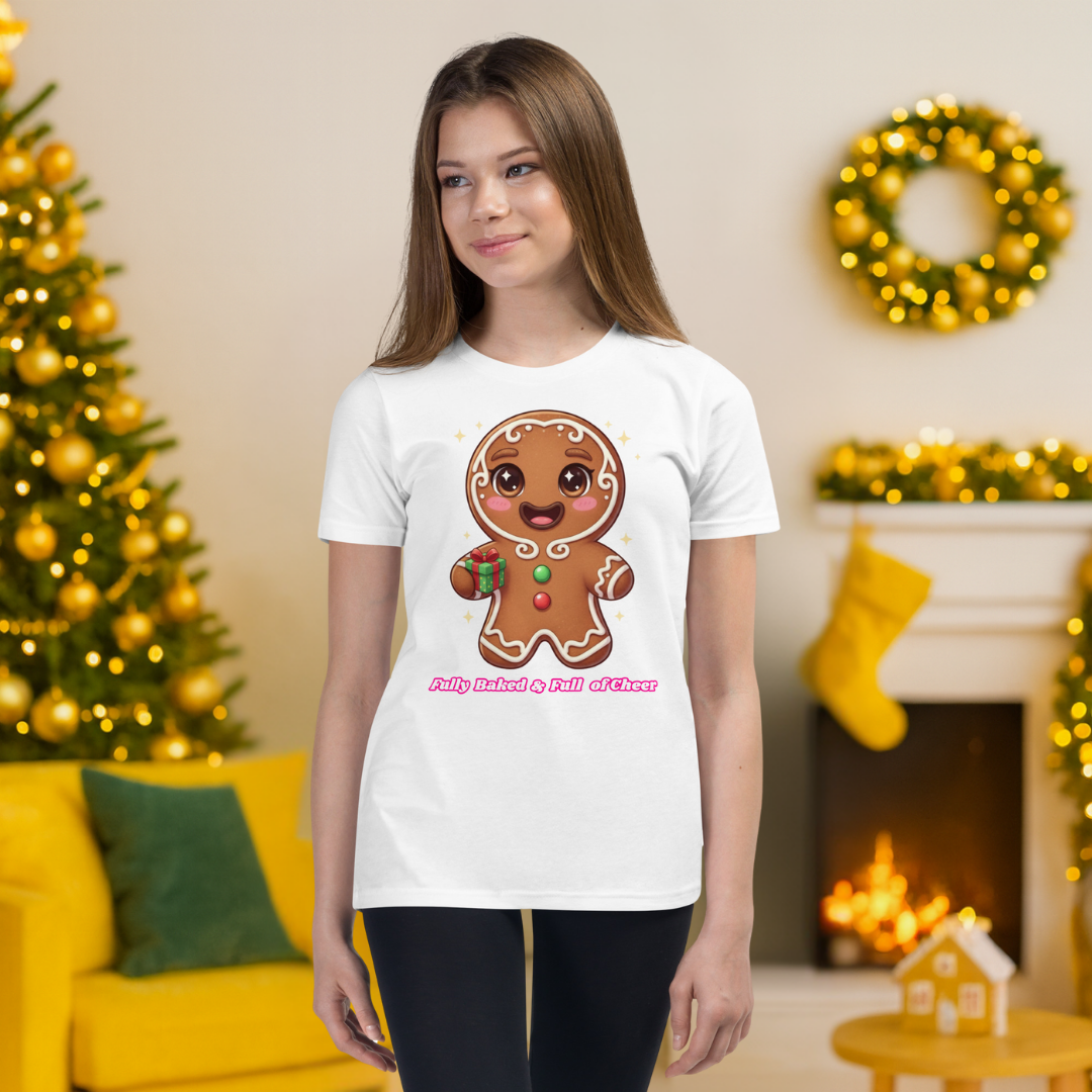 "Fully Baked and Full of Cheer" | Youth Short Sleeve T-Shirt