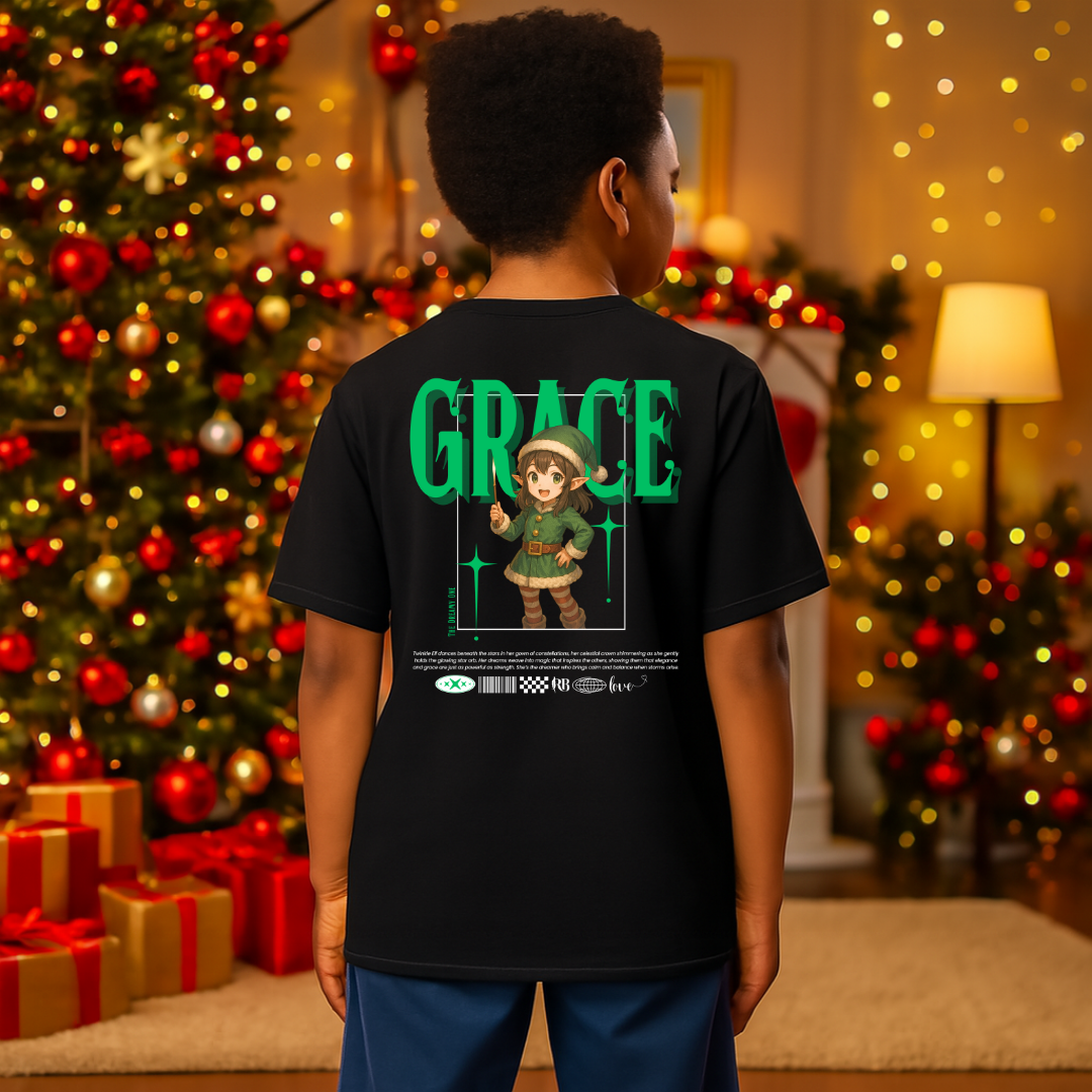 "Grace"- White | Youth T-shirt