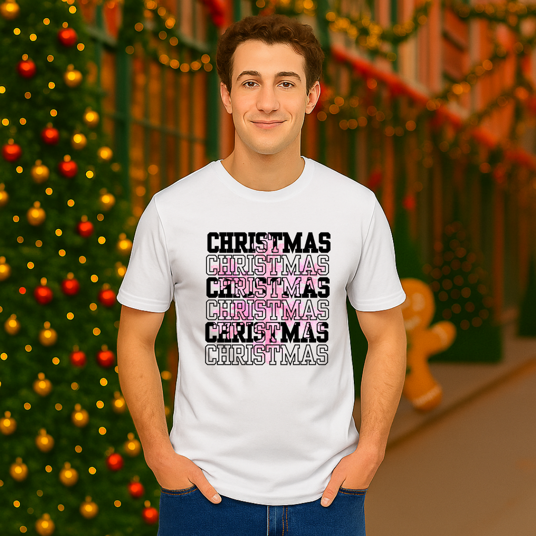 "Christmas Snowflake"- Black | Adults t-shirt | – RB Designa Co