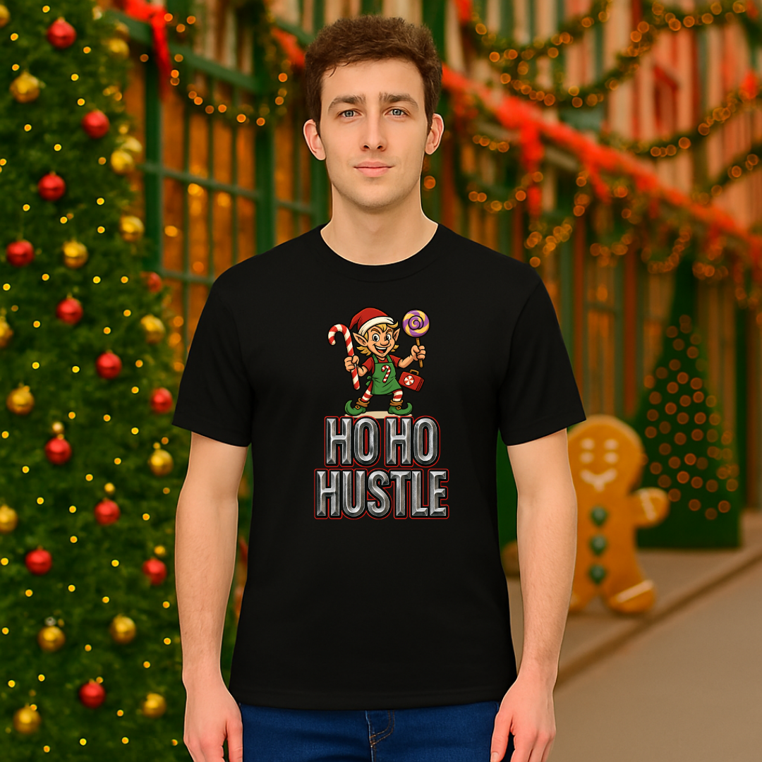 "Ho Ho Hustle" | Adults t-shirt | – RB Designa Co