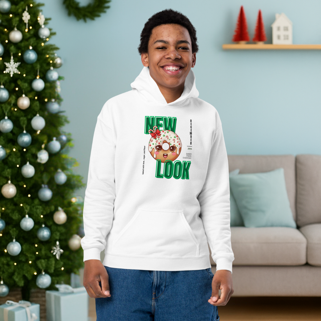 "New Look..."- Black | Youth Hoodie
