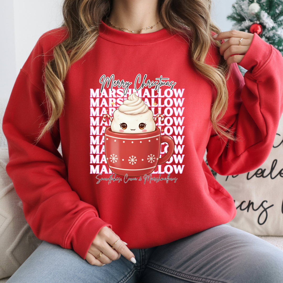 "Marshmallow, Merry Christmas..." | Youth Hoodie