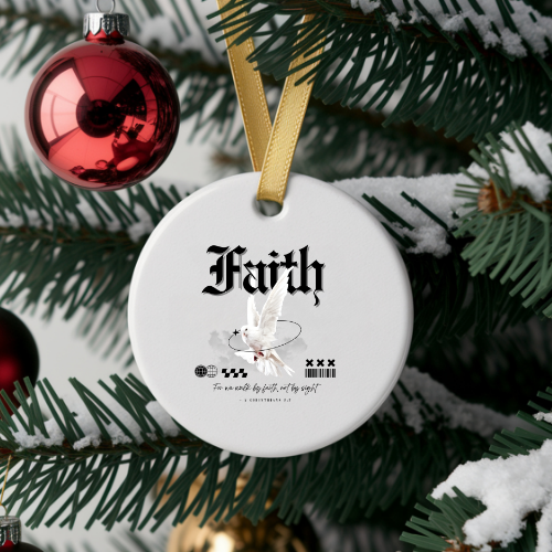 Faith Back Biblical Ornaments