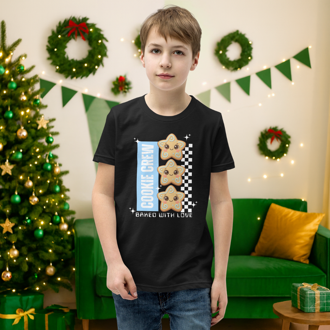 Cookie Crew, Baked With Love | Youth Short Sleeve T-Shirt