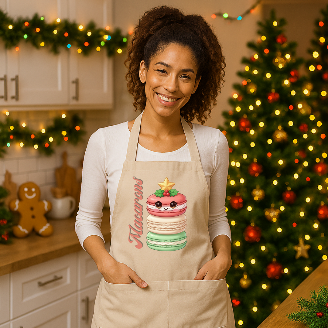 "Macarons" | Organic cotton apron | – RB Designa Co