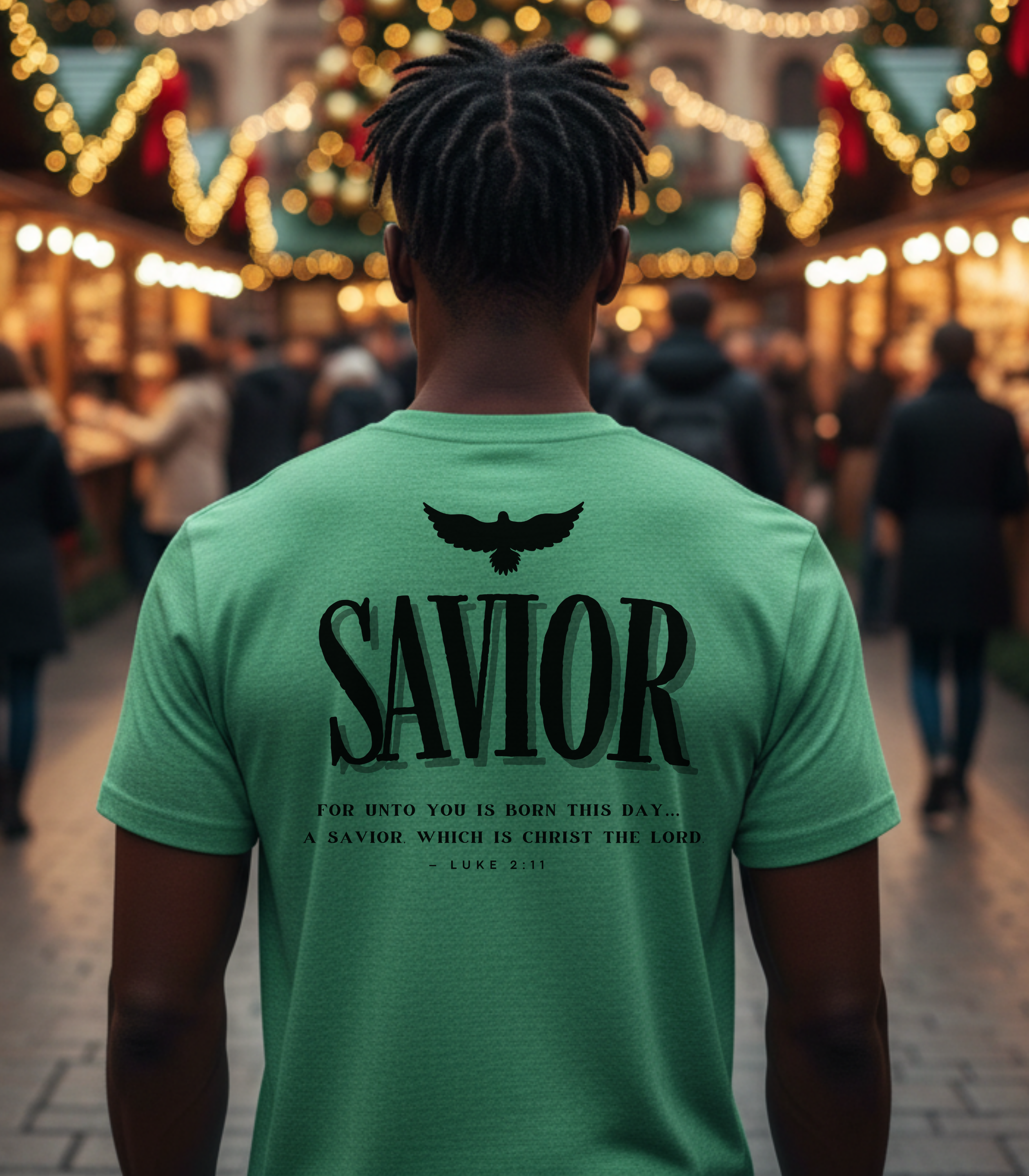 Savior Back Light Biblical T-shirt