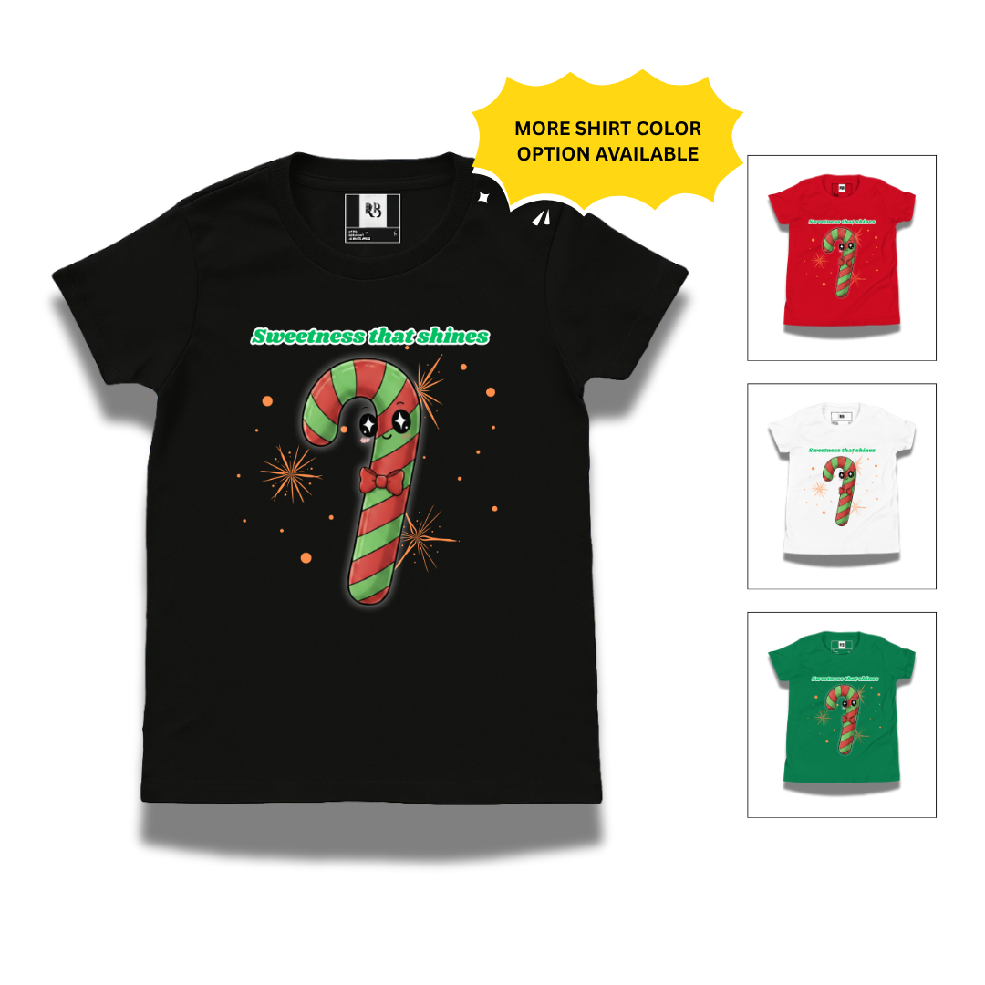 "Sweetness That Shines"- White | Youth Short Sleeve T-Shirt | – RB Designa Co