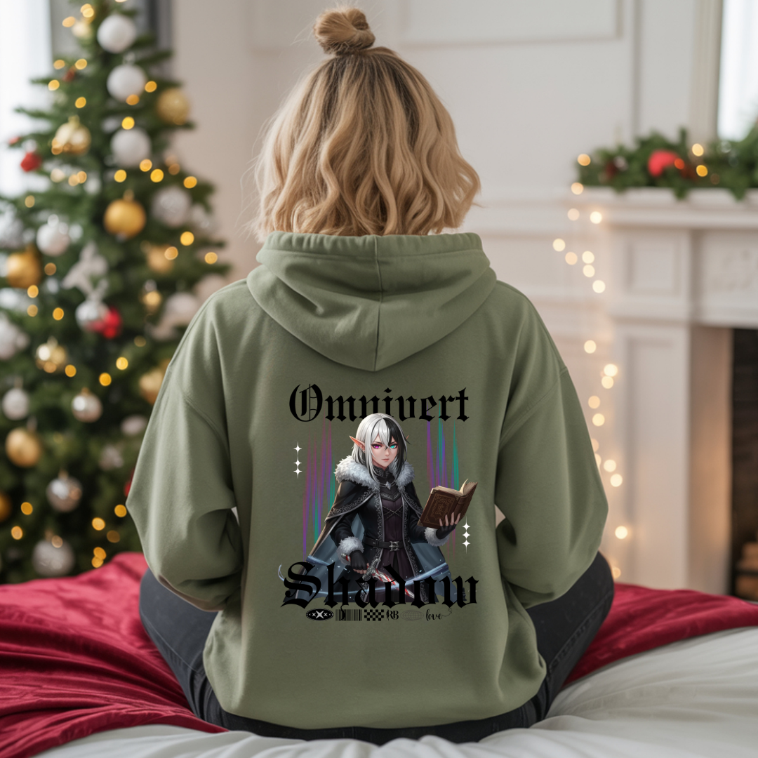 "Omnivert Shadow"- Black | Youth Hoodie