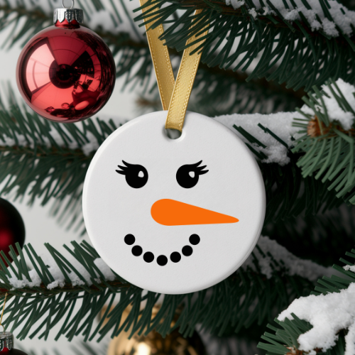 Snowman Face Kit Kids & Babies Ornament