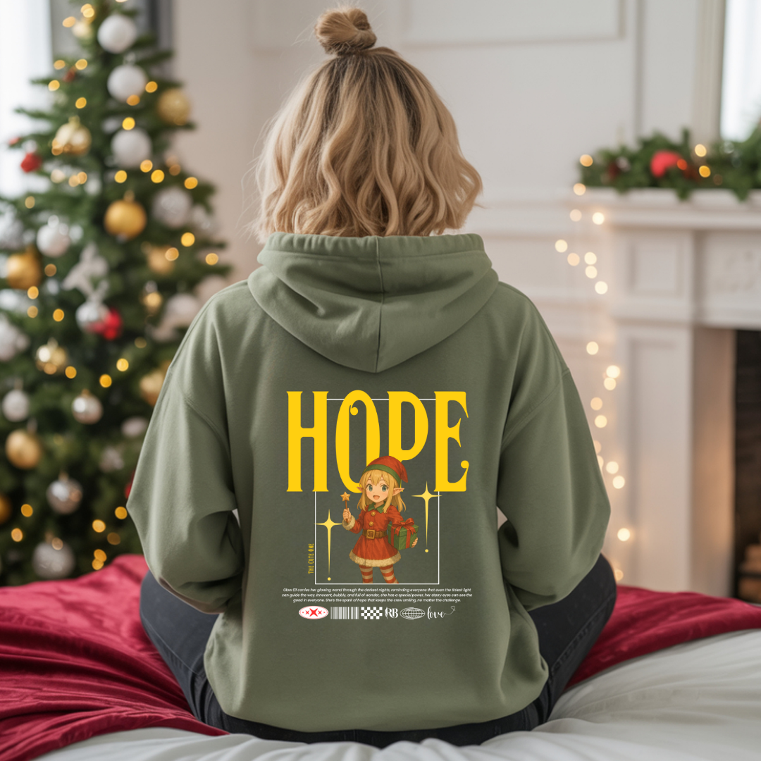 "Hope"- White | Youth Hoodie