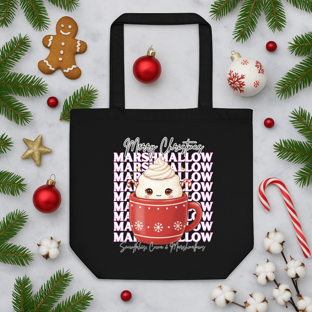 "Marshmallow, Merry Christmas..." | Eco Tote Bag