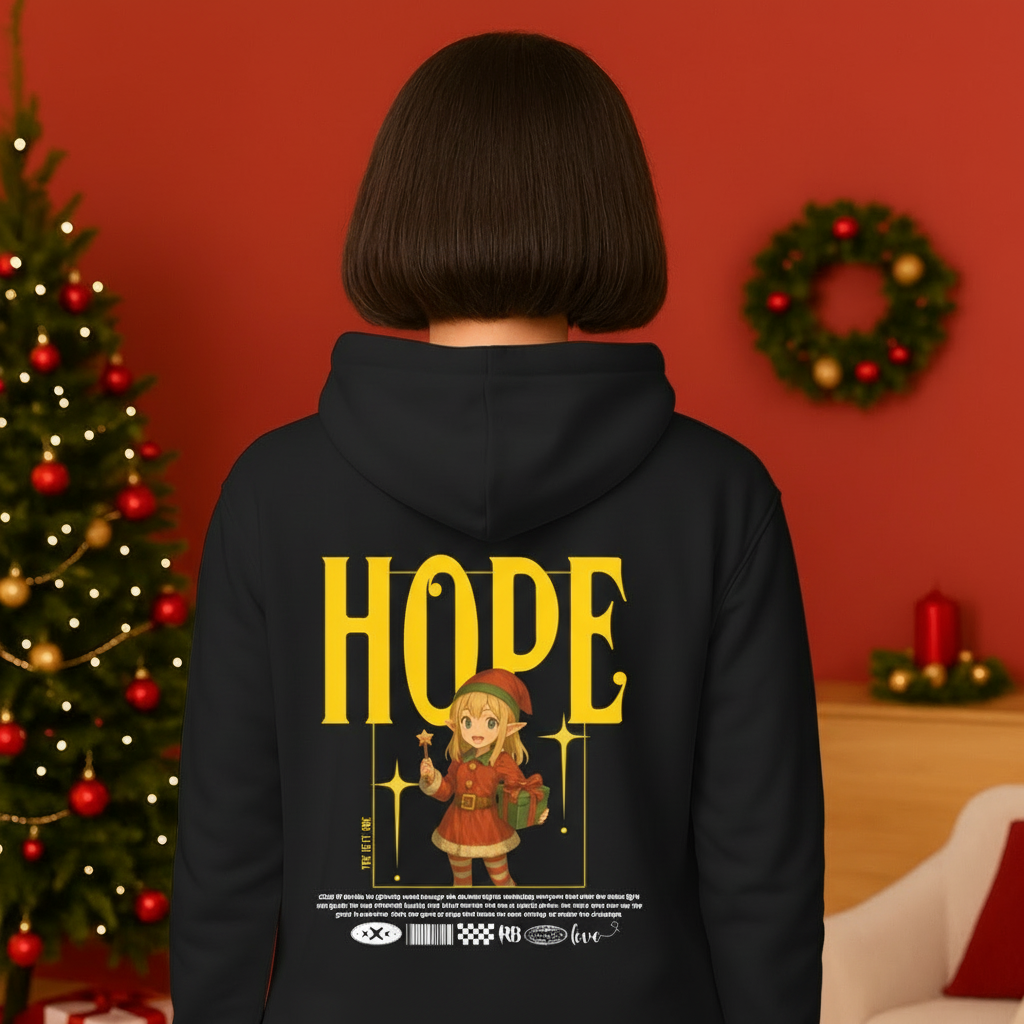 "Hope"- Black | Youth Hoodie
