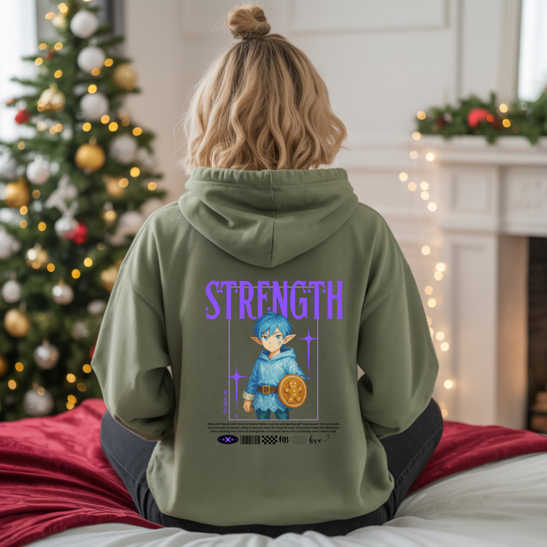 "Strength"- Black | Youth Hoodie