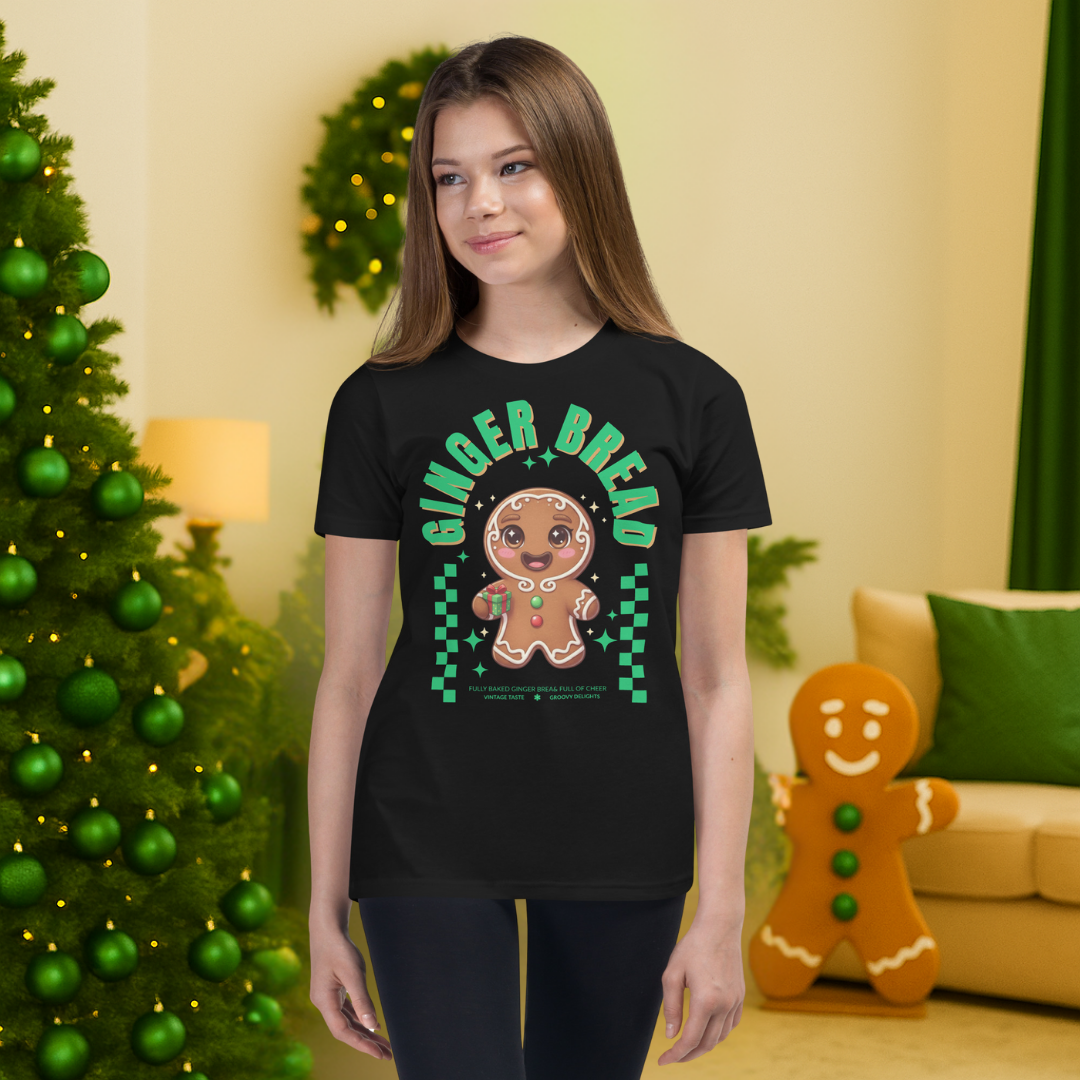 Gingerbread Joy | Youth Short Sleeve T-Shirt