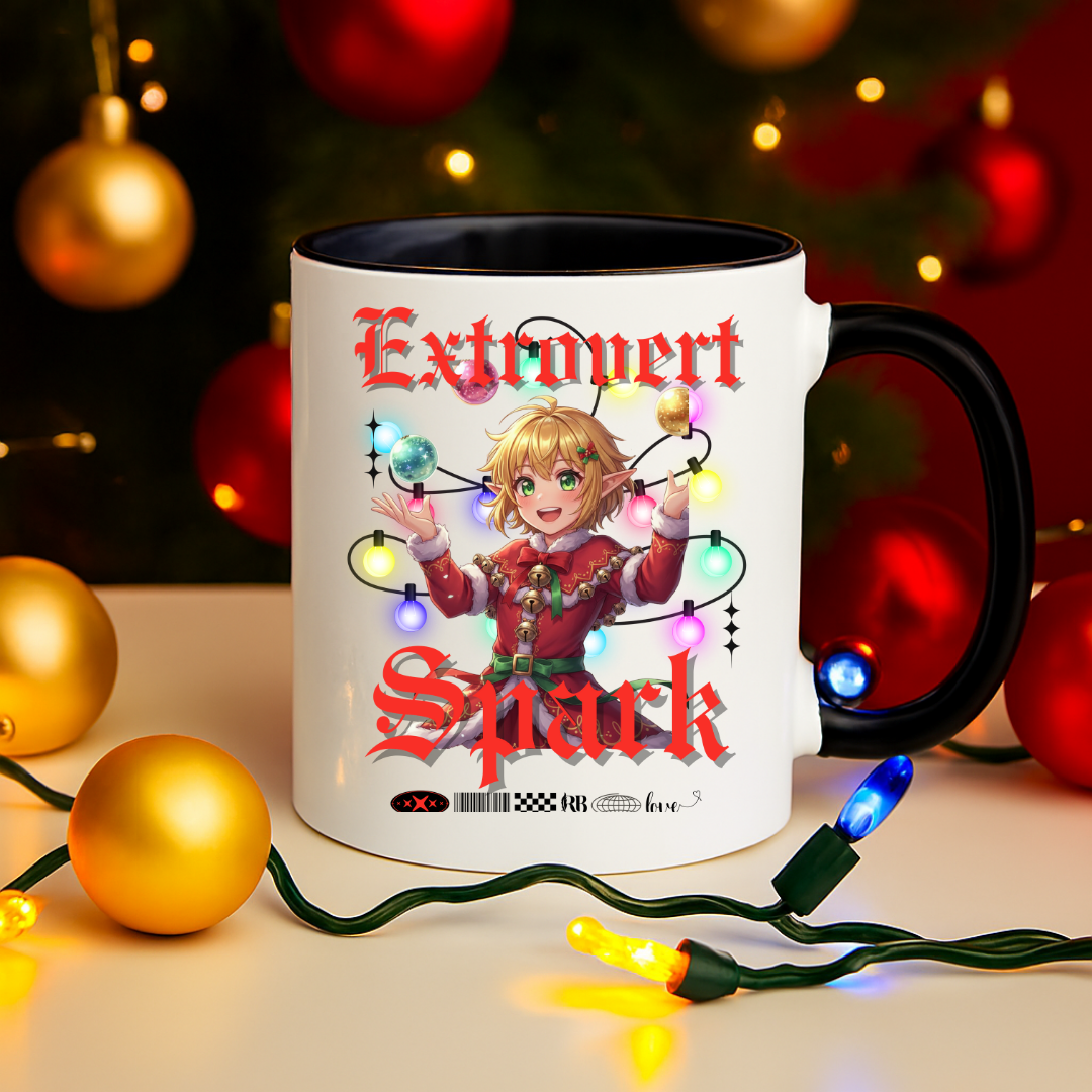 "Extrovert Spark" | Mug