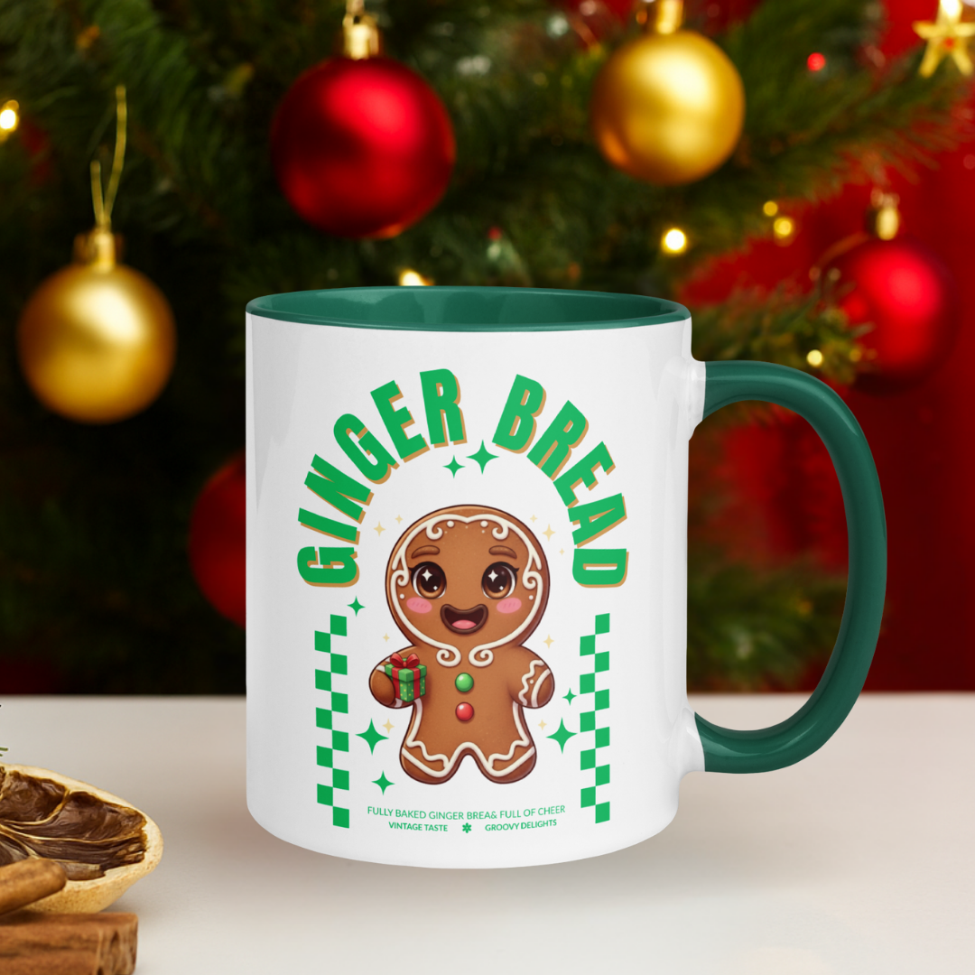 Gingerbread Joy– Green | Mug