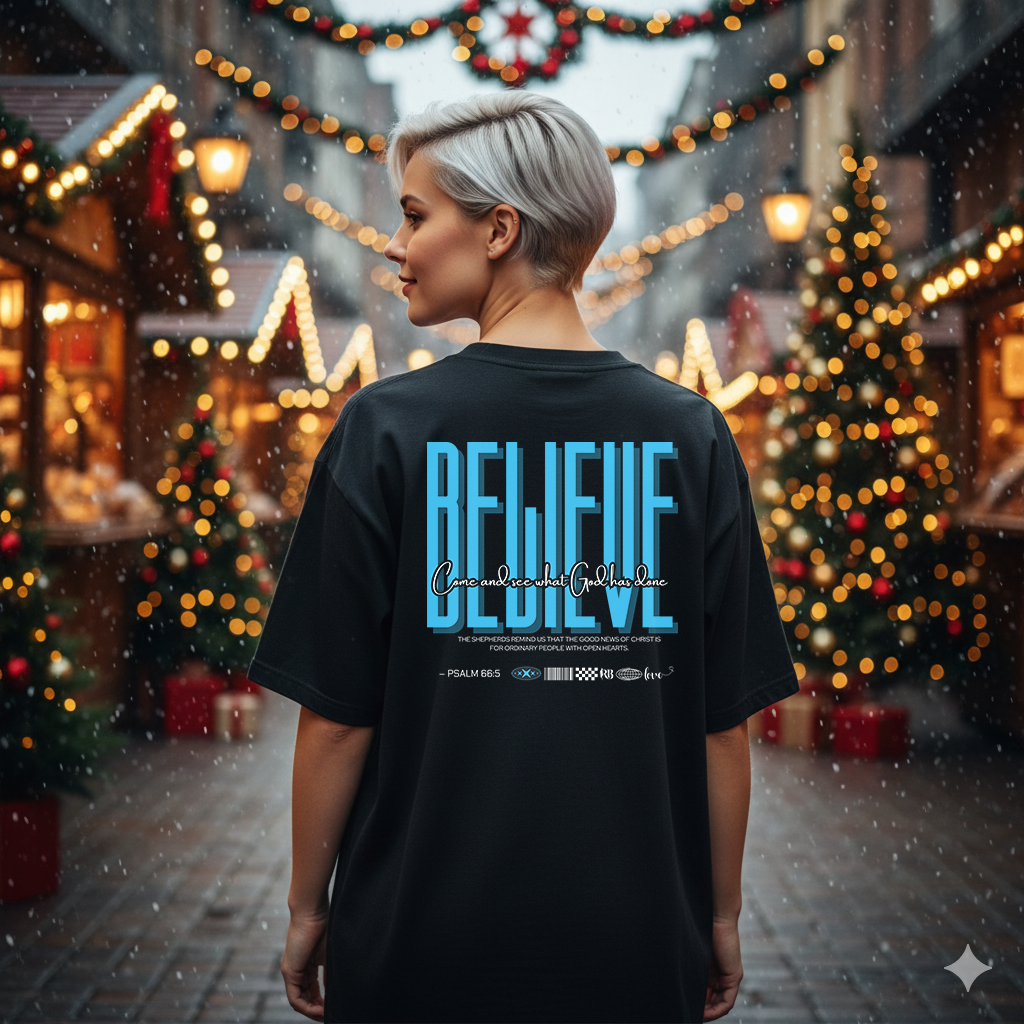 Believe Biblical Limited Edition: Oversized T-shirt