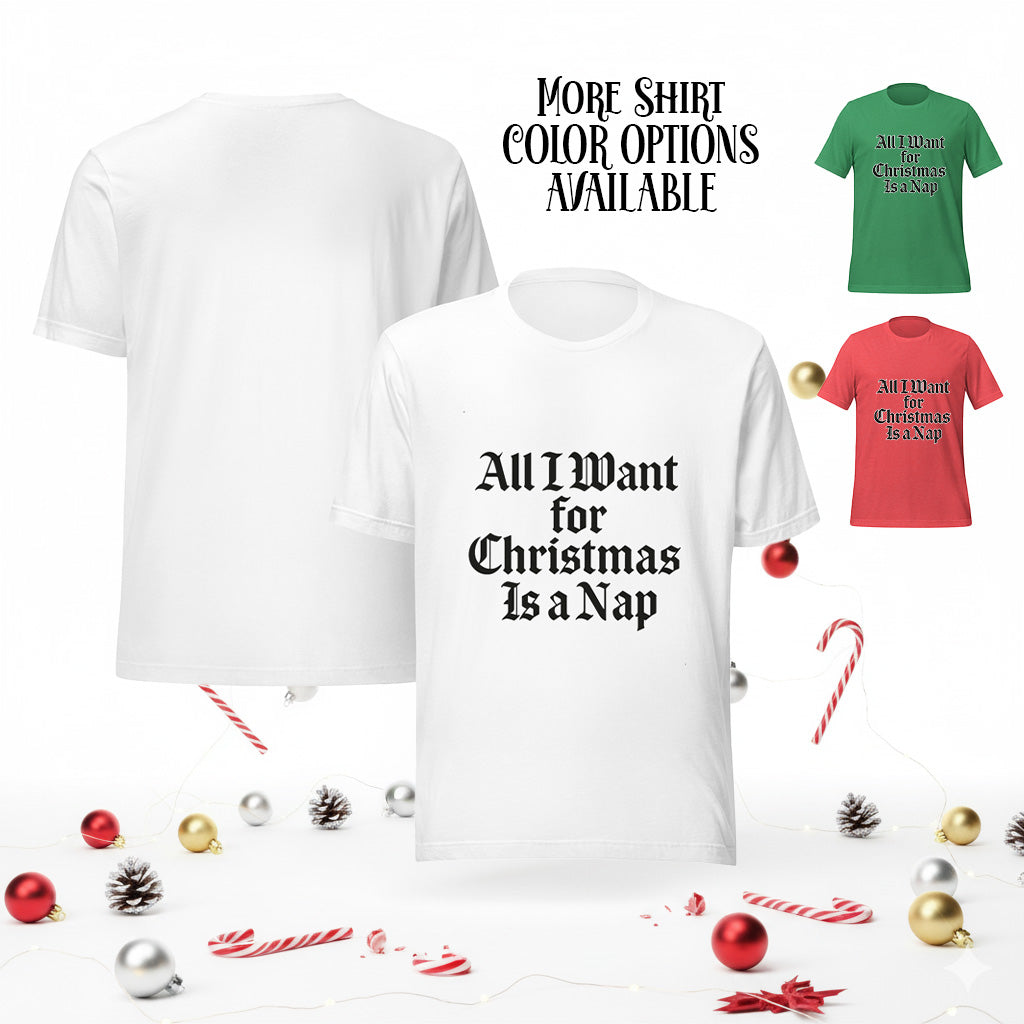 Christmas Nap Teen T-shirt | – RB Designa Co