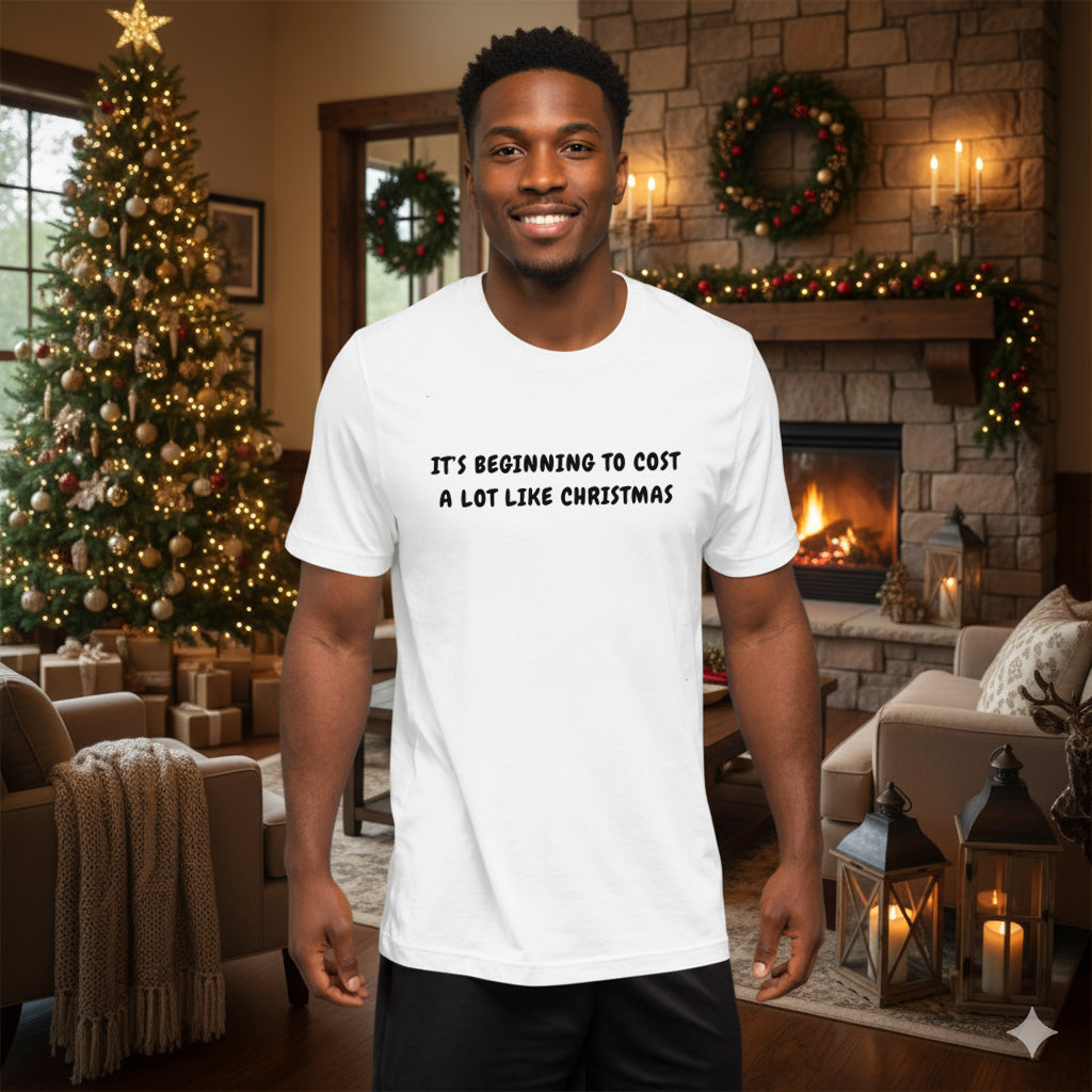 Costly Christmas Light Anti-Christmas / Bah Humbug T-shirt