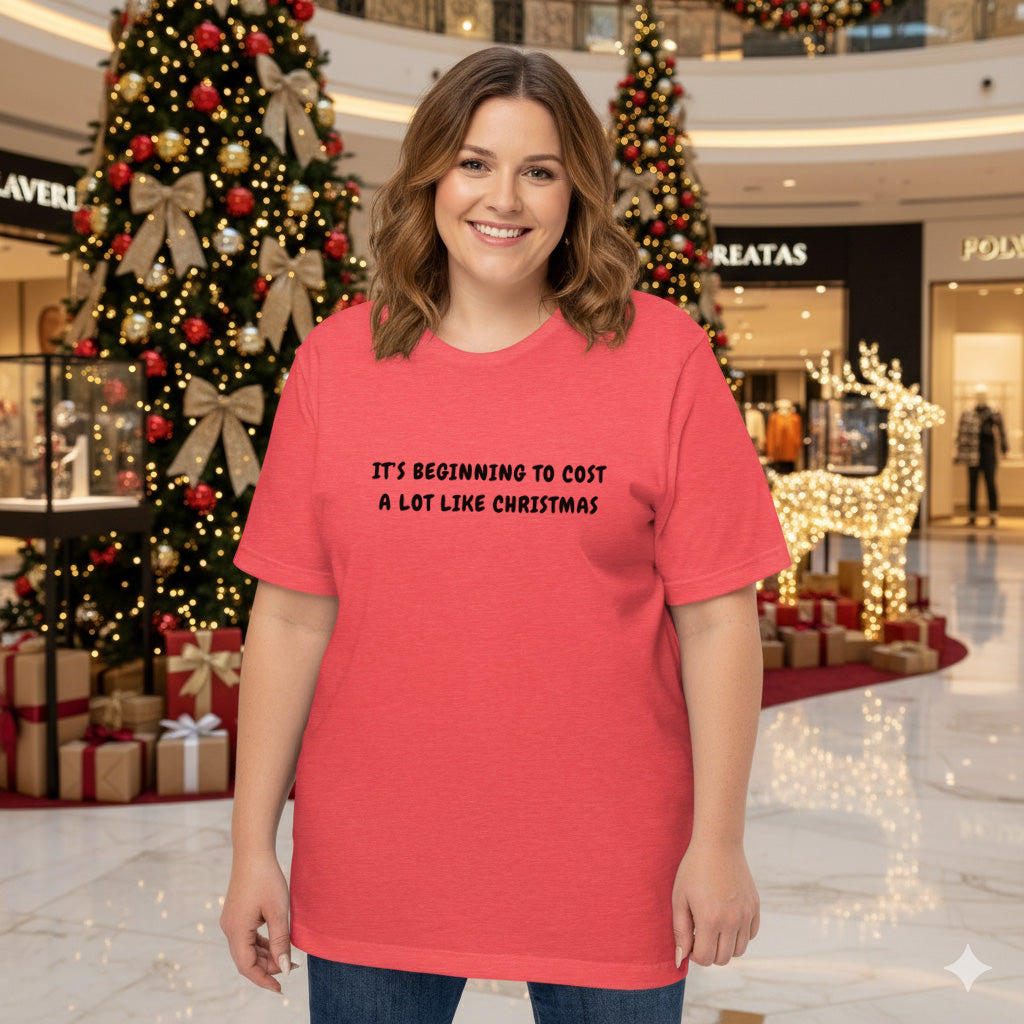 Costly Christmas Light Anti-Christmas / Bah Humbug T-shirt