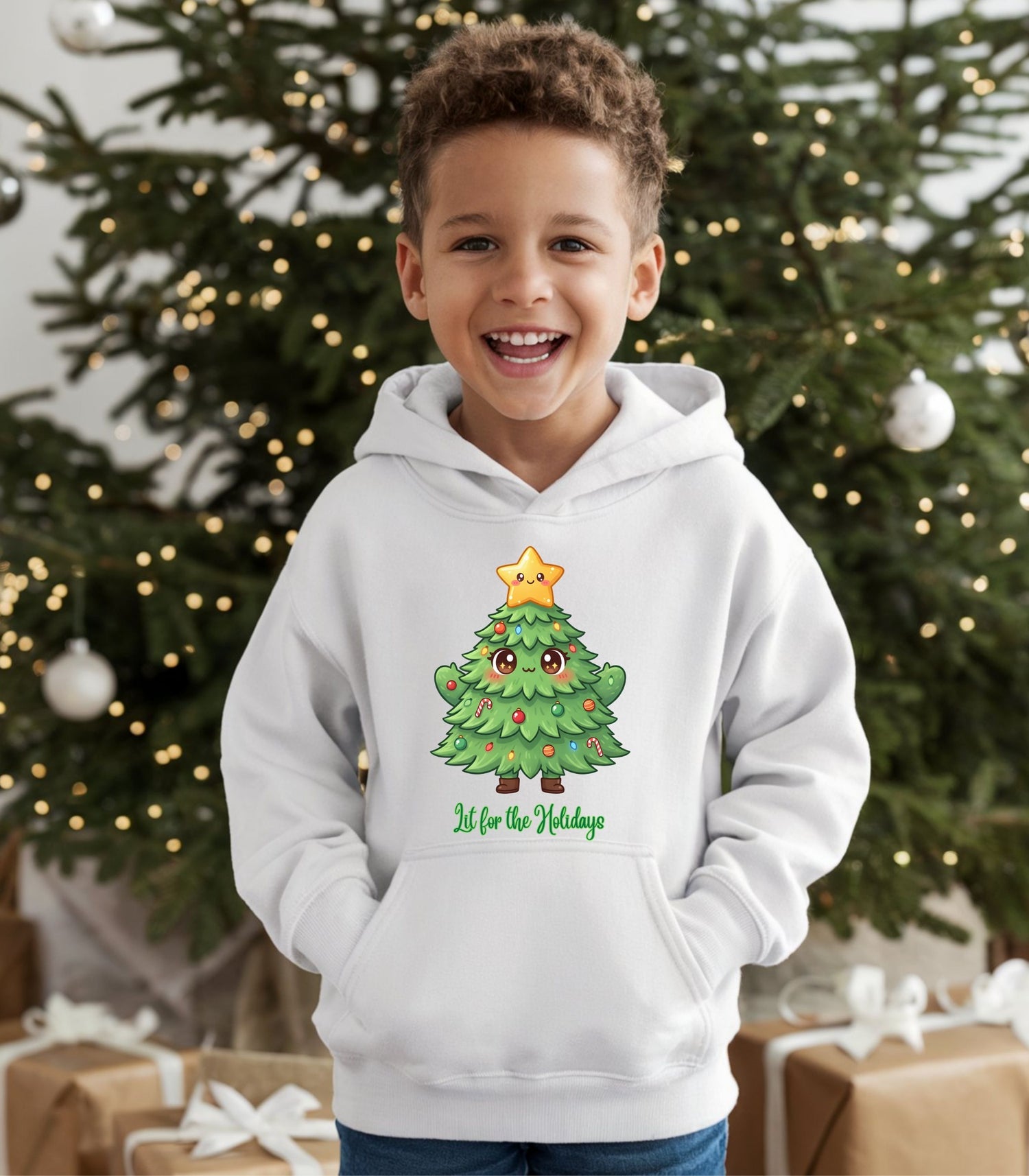 Star Topped Christmas Tree Kid&
