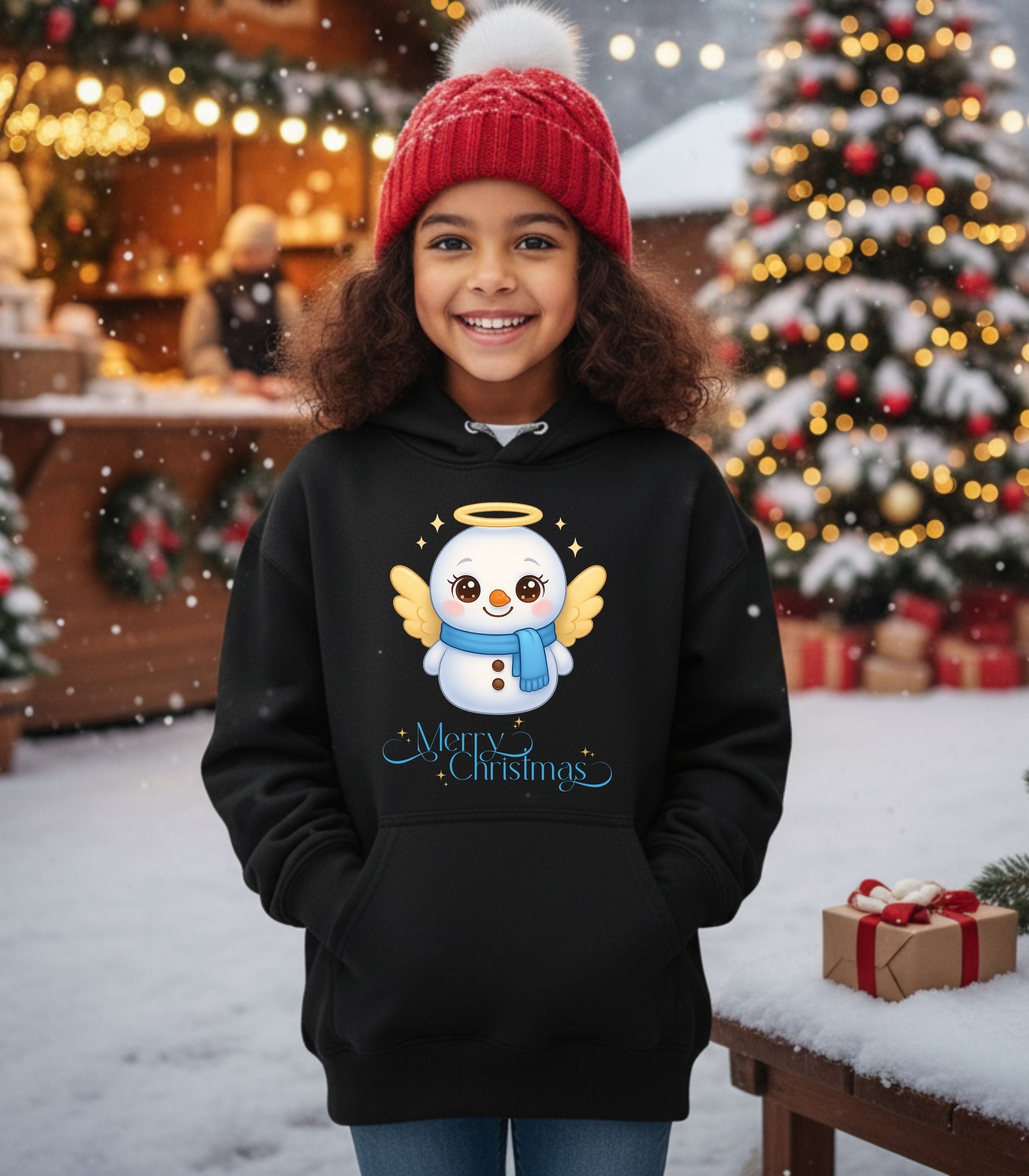Angel Snowman Halo Kid&