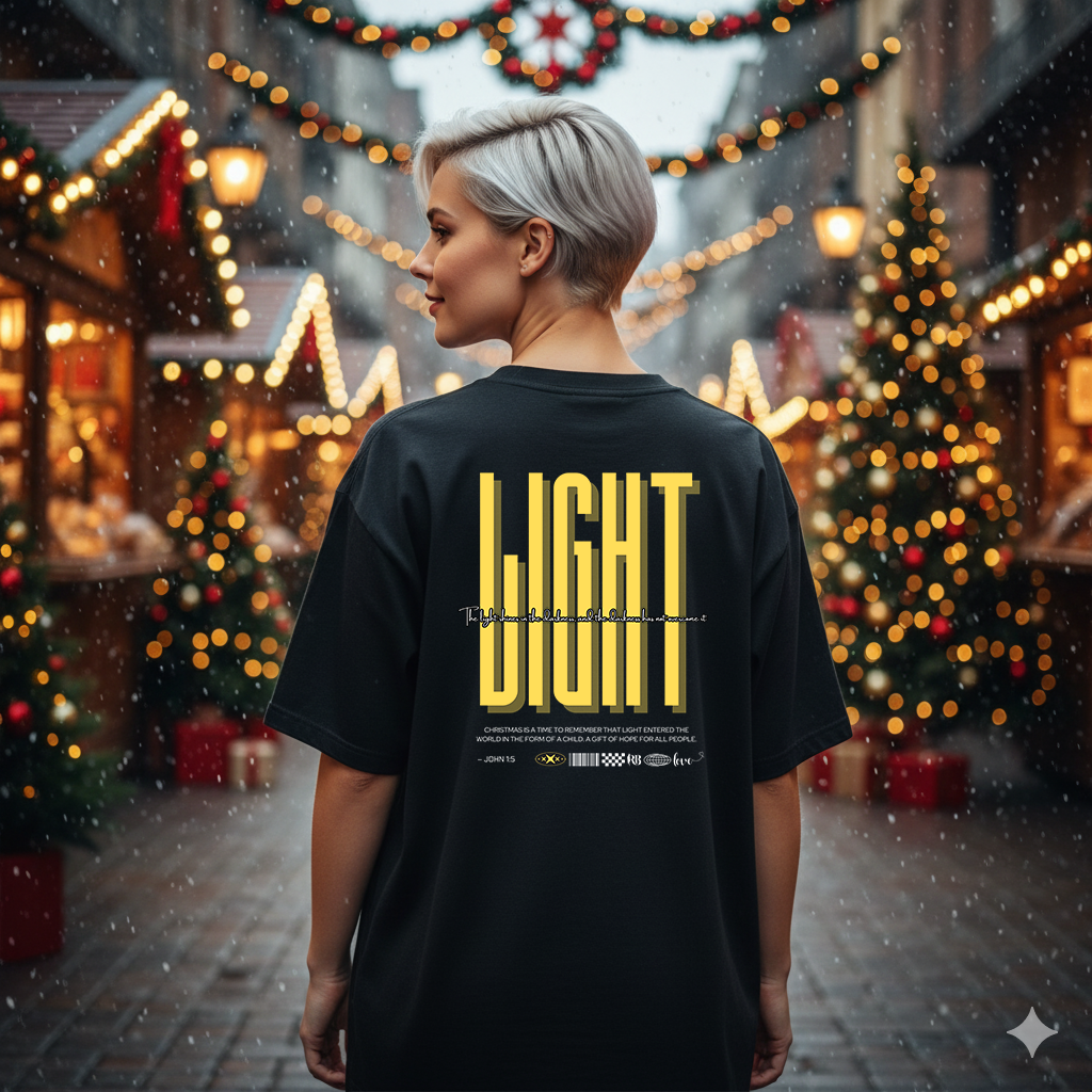 Light Biblical Limited Edition: Oversized T-shirt