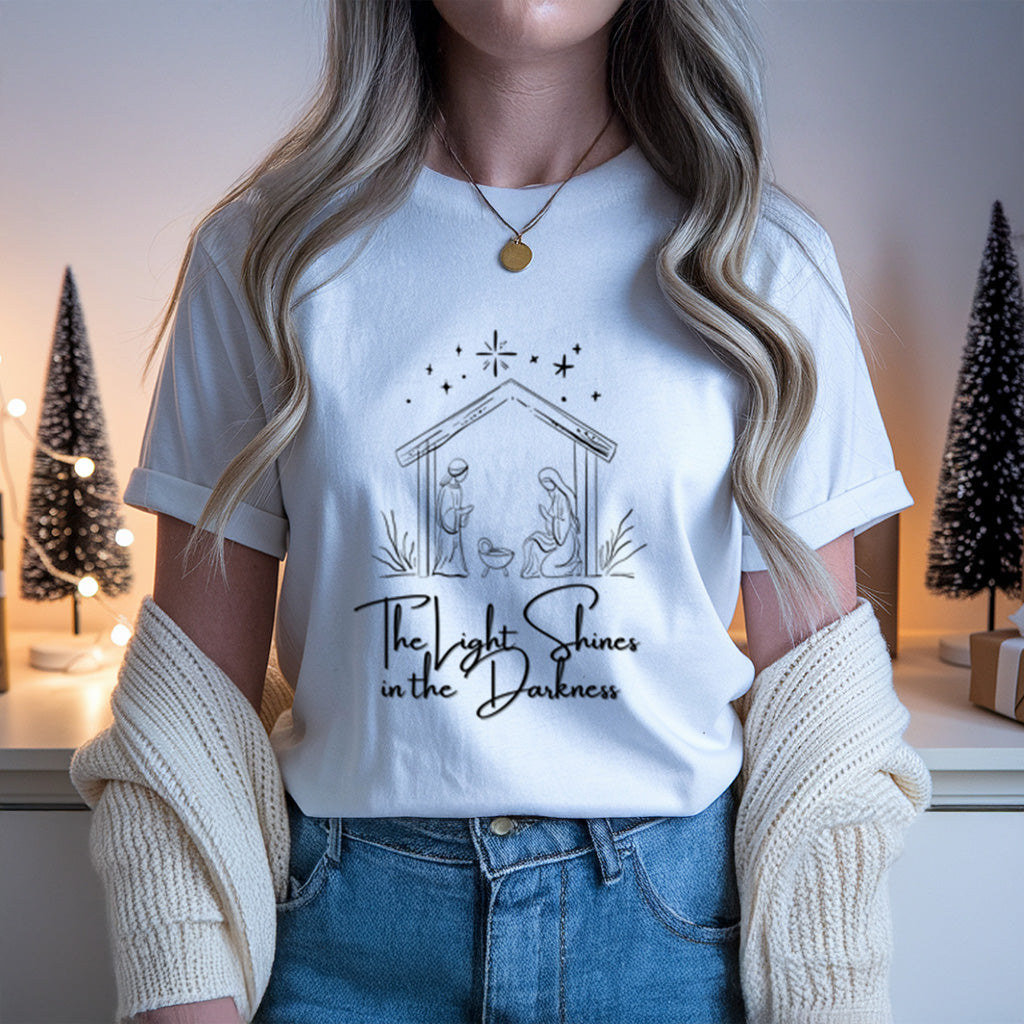 Light In Darkness Biblical T-shirt | – RB Designa Co