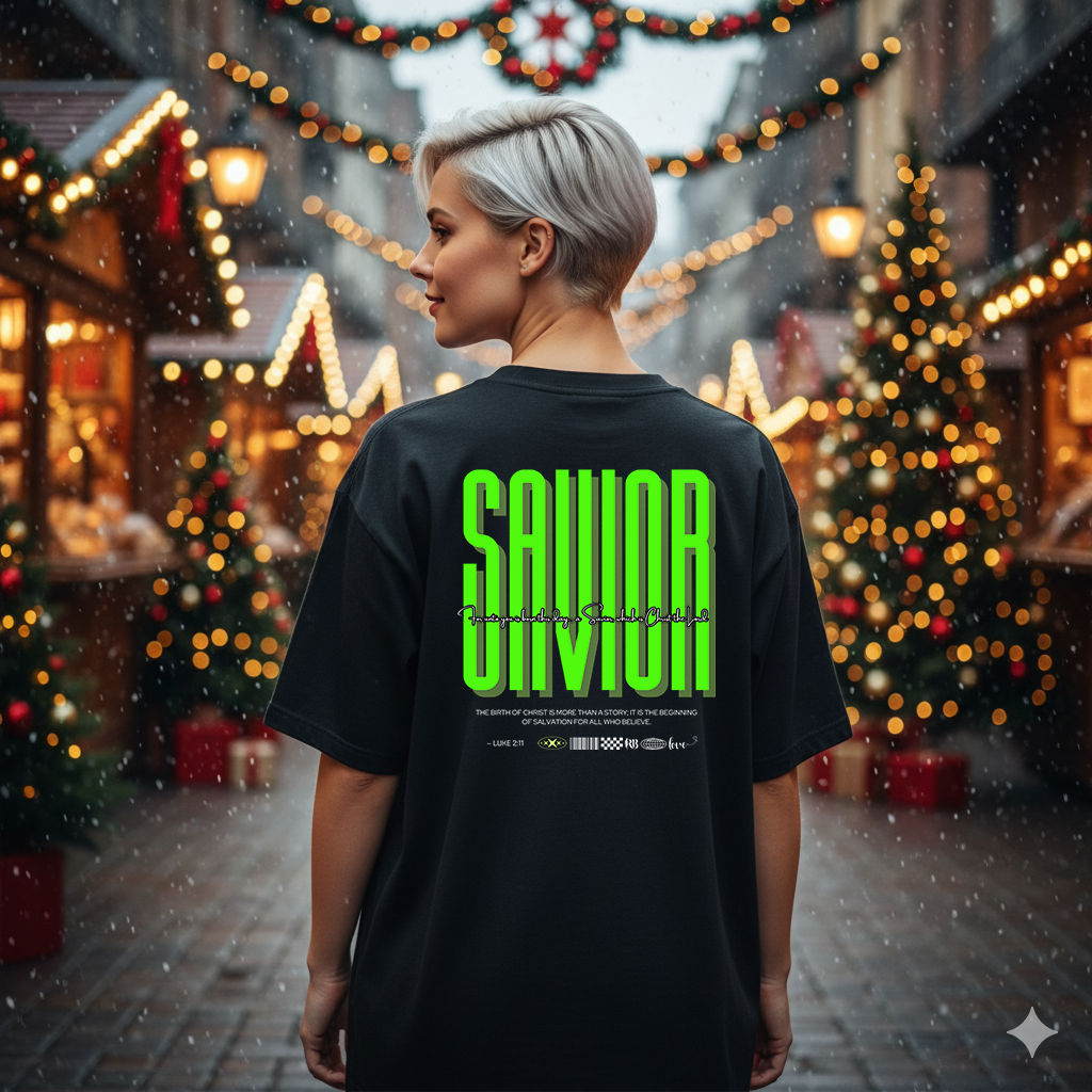 Savior Biblical Limited Edition: Oversized T-shirt