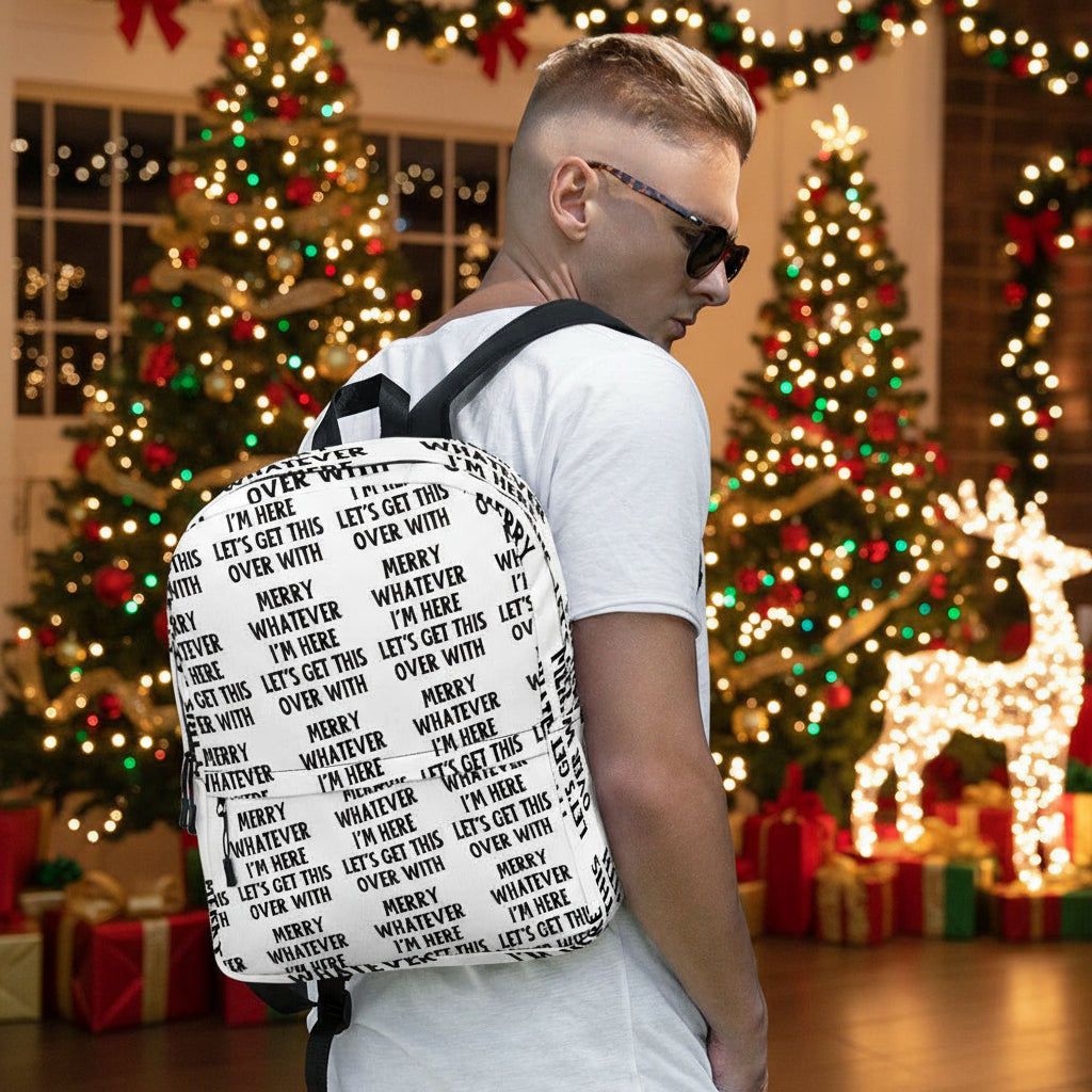 Get This Over Light Anti-Christmas / Bah Humbug Backpack | – RB Designa Co