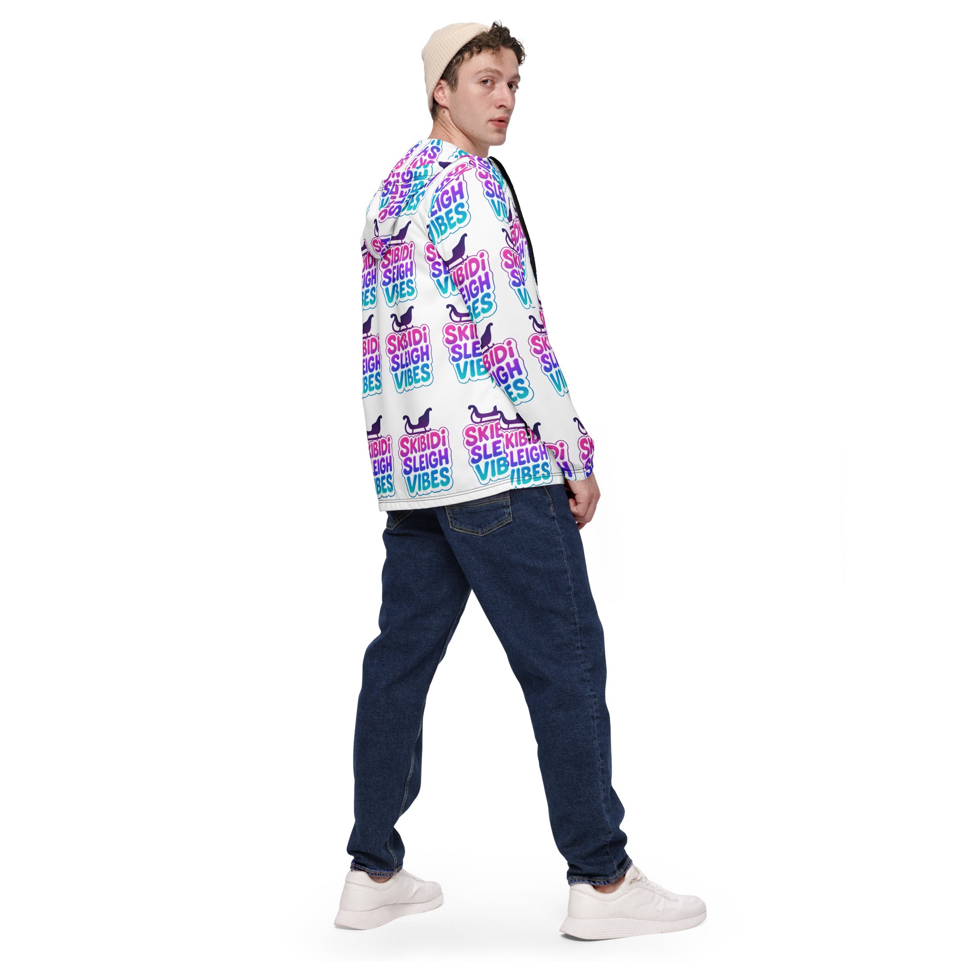 Skibidi Sleigh Teen Windbreaker | – RB Designa Co