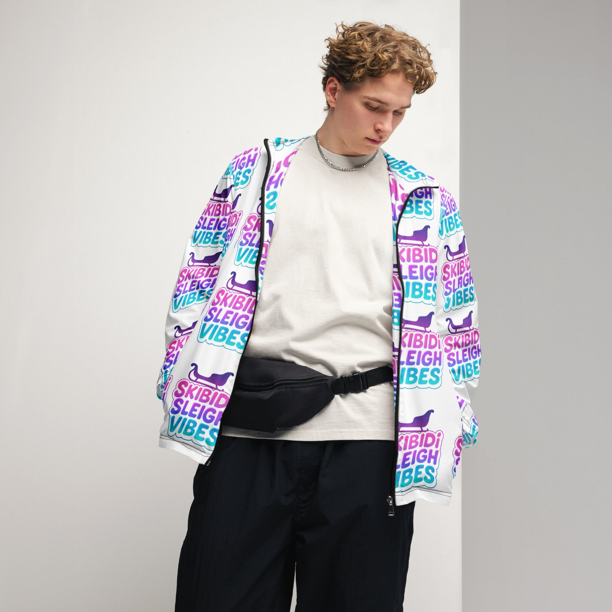 Skibidi Sleigh Teen Windbreaker | – RB Designa Co