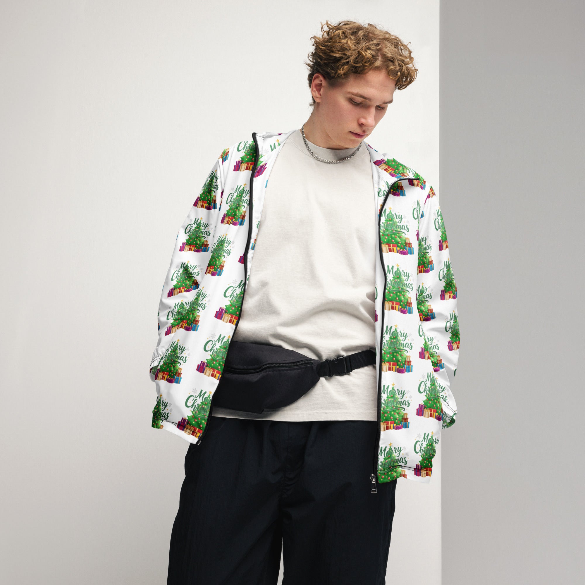 Merry Christmas Green Teen Windbreaker | – RB Designa Co