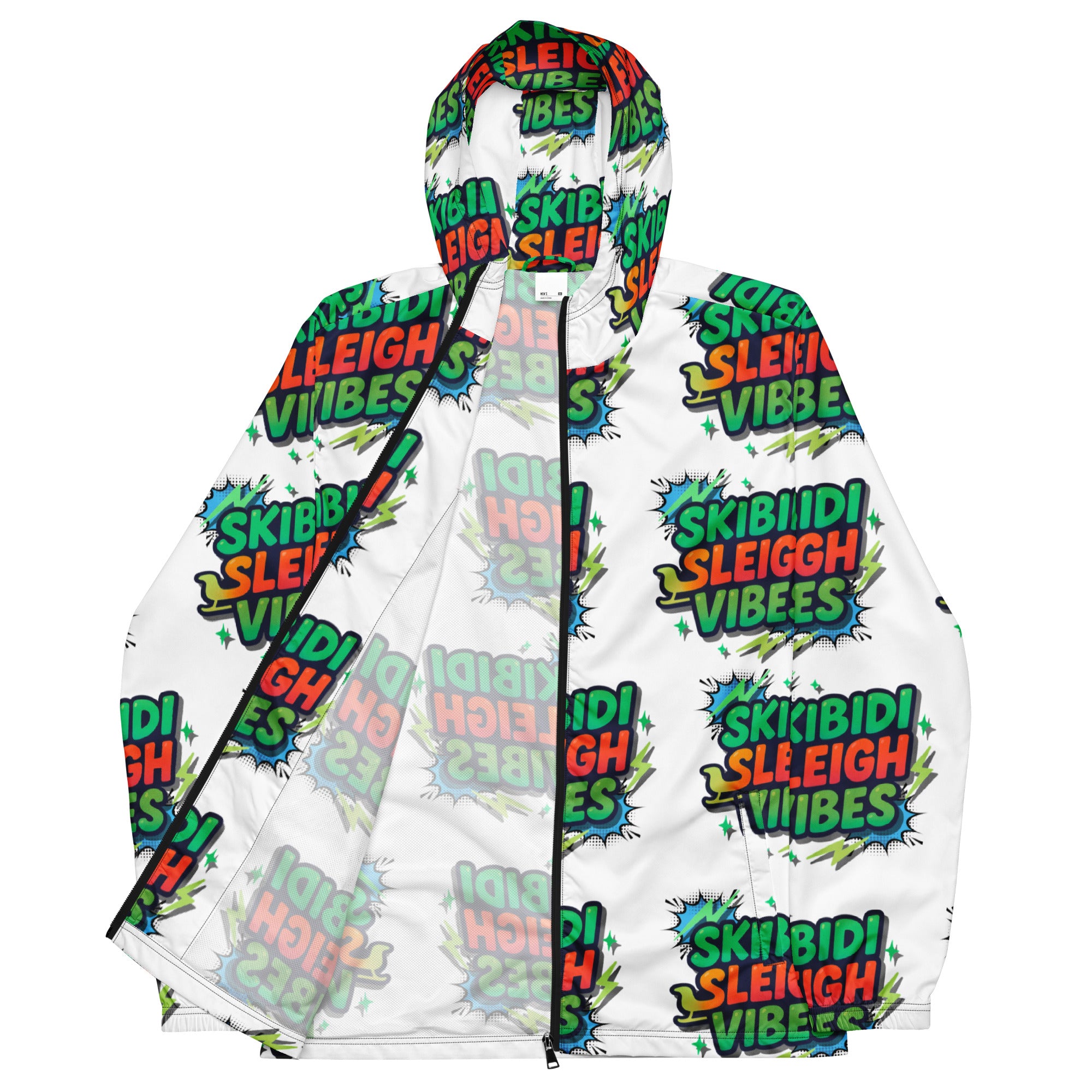 Skibidi Sleigh Vibes Teen Windbreaker | – RB Designa Co