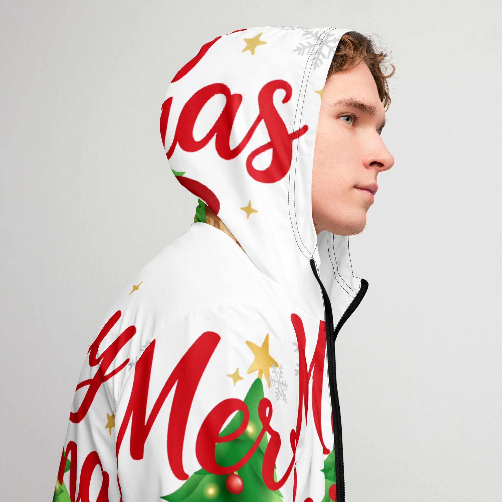 Merry Christmas Red Teen Windbreaker | – RB Designa Co