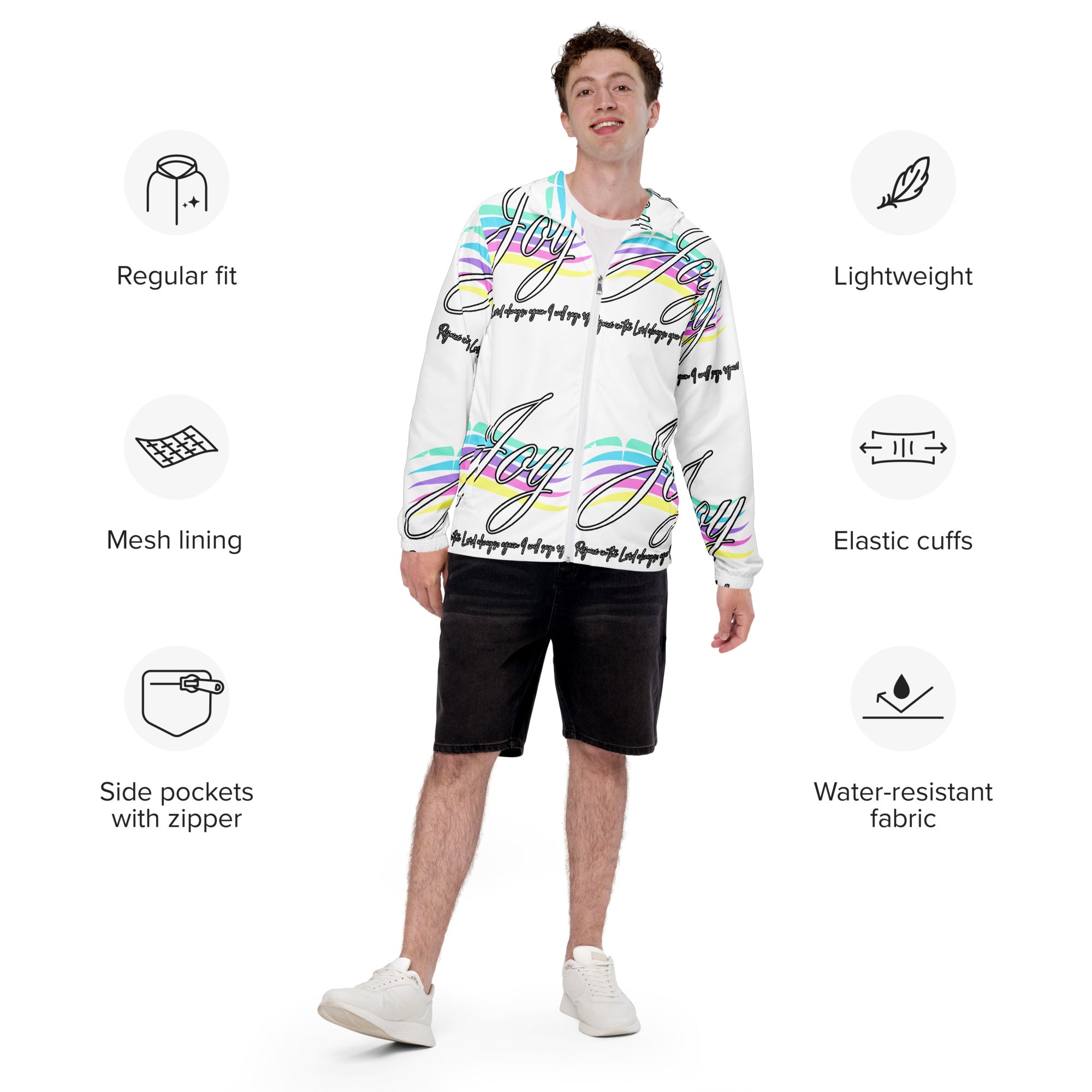 Joy Back Biblical Windbreaker | – RB Designa Co