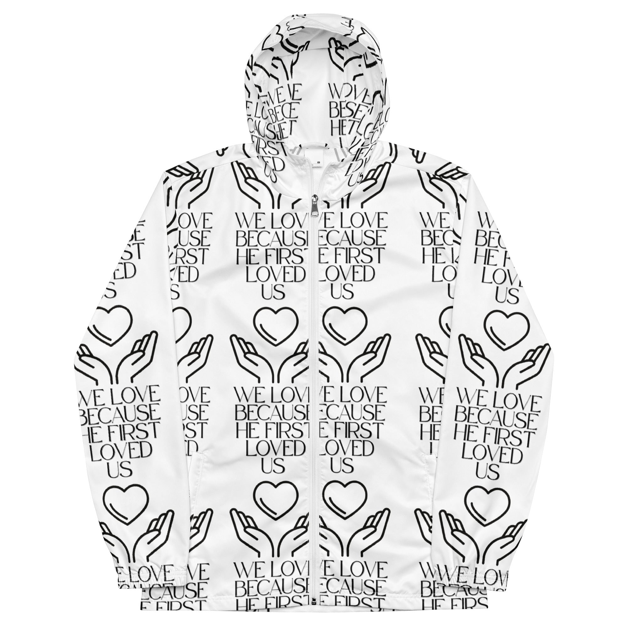 He First Loved Us Biblical Windbreaker | – RB Designa Co