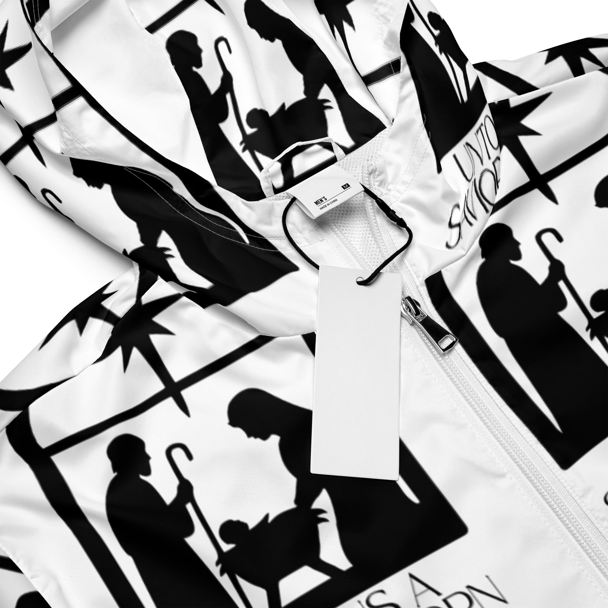 Savior is born Biblical Windbreaker | – RB Designa Co